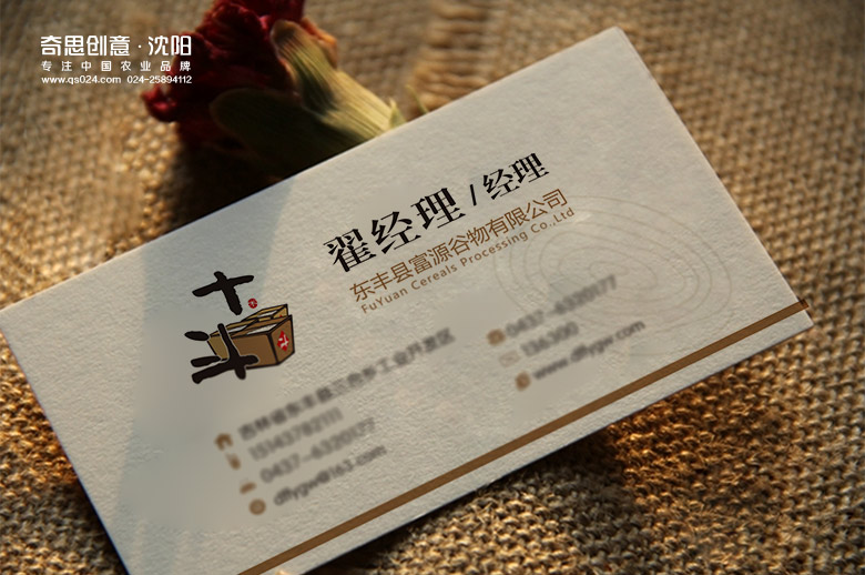十斗大米袋包装设计，十斗标志设计，十斗网站设计，沈阳奇思创意策划