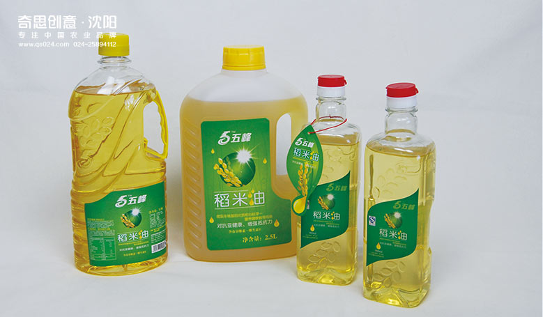 辽宁五峰农业股份有限公司 五峰大米包装设计 五峰稻米油包装设计